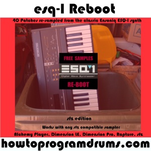 ESQ-1 Reboot (sfz) - now available from our Selz.com shop