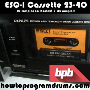 ESQ-1 Cassette 23-40