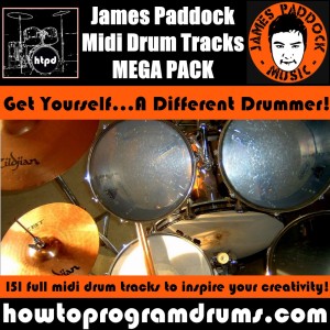 James Paddock Midi Drum Tracks Cover V5